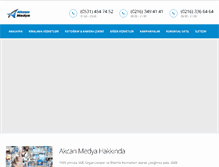 Tablet Screenshot of akcanmedya.com